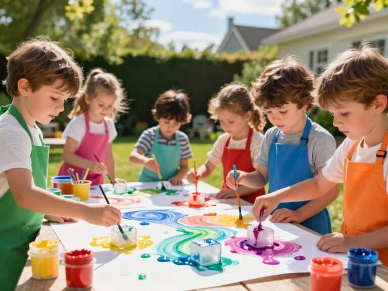 Mehr über den Artikel erfahren Mit Eiswürfeln malen