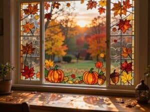 Mehr über den Artikel erfahren Basteln mit Transparentpapier für den Herbst