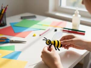 Mehr über den Artikel erfahren Biene selber basteln