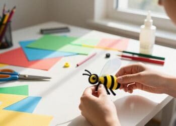 Biene selber basteln