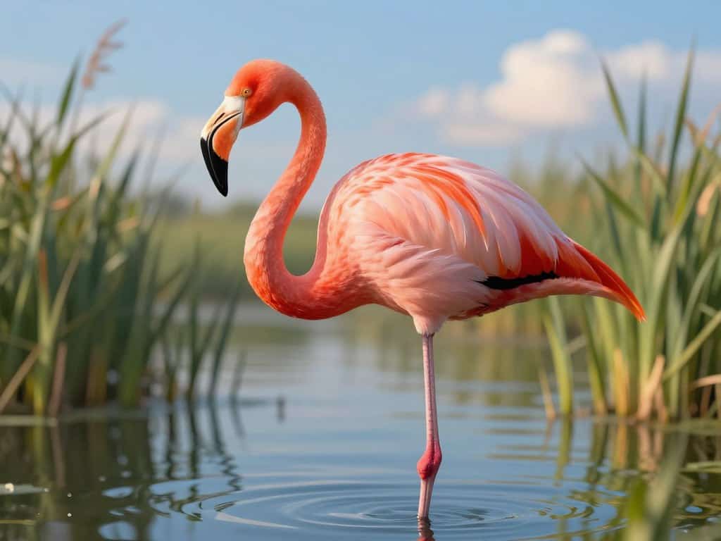 Flamingo Proportionen und Maltechniken Flamingo