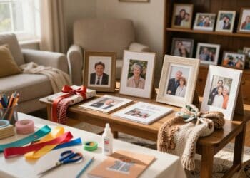 Geschenk für Großeltern selber machen