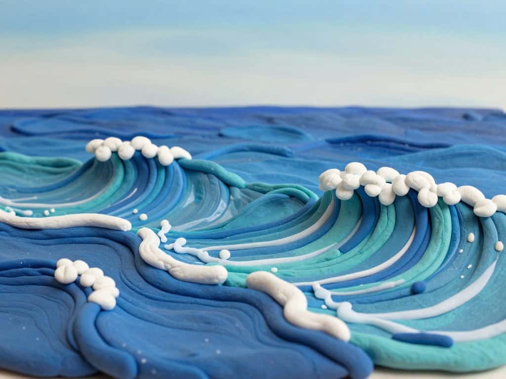 Knettechniken für realistische Meereswellen gestalten