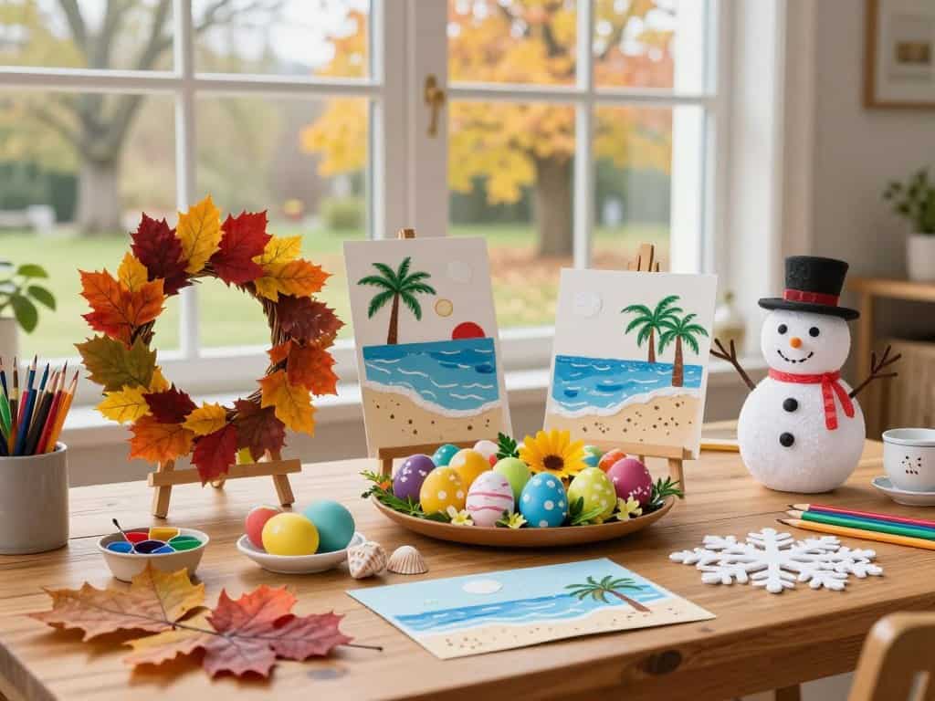 Saisonale Bastelideen für alle Jahreszeiten