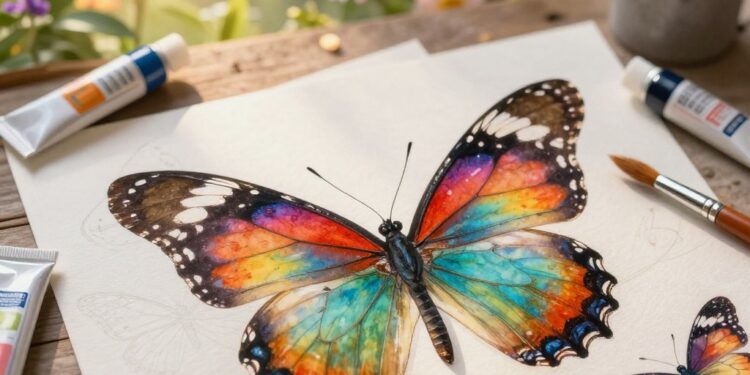Schmetterling Motiv