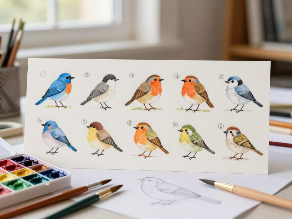 Vogel Schritt für Schritt Anleitung für Anfänger