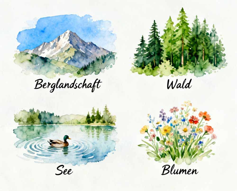 Was kann man so malen? Naturmotive Was kann man so malen? Naturmotive