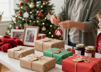 Weihnachtsgeschenke für Eltern selbst gebastelt