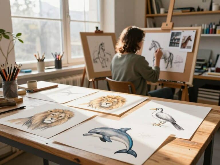 Mehr über den Artikel erfahren Wie zeichne ich Tiere?