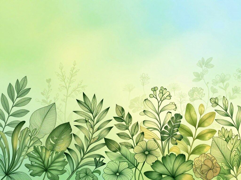 dekorative Muster zeichnen aus der Natur