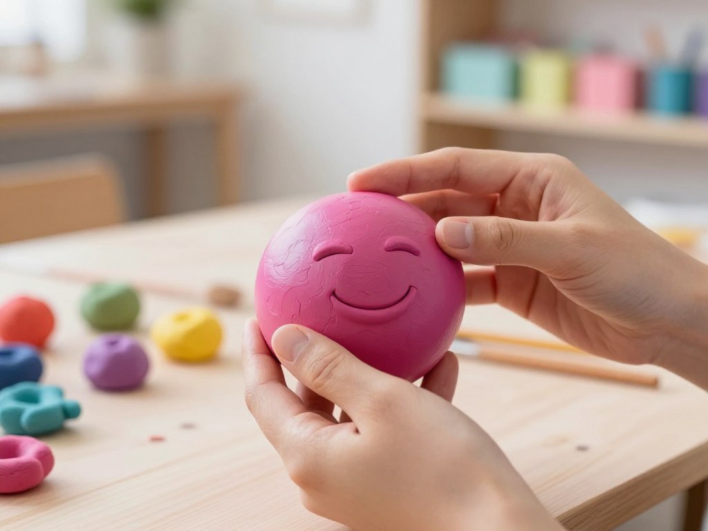 perfekte Kugel aus Knete formen