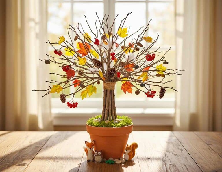 Mehr über den Artikel erfahren Bäume aus Ästen basteln