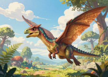 Fflugdinosaurier malen