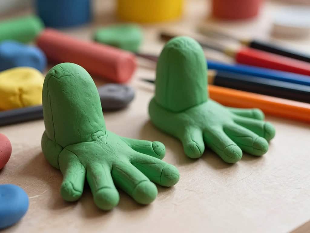 Froschfüße mit Zehen modellieren - Knettechnik für realistische Knetfiguren