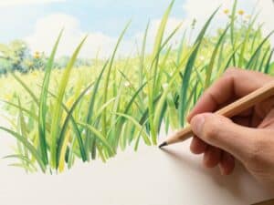 Mehr über den Artikel erfahren Grashalm zeichnen