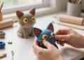 Katze aus Knete machen