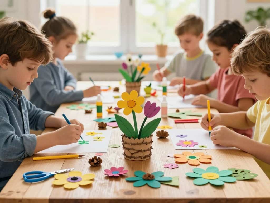 Nachhaltige Deko basteln mit Naturmaterialien für den Frühlingstisch