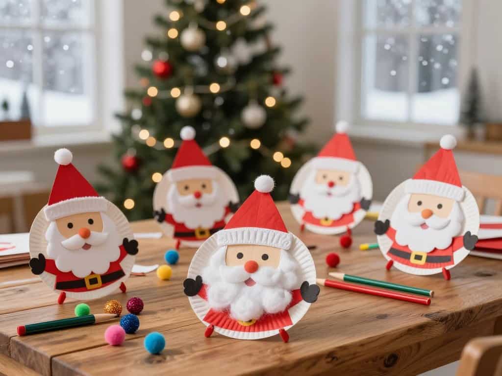 Nikolaus Dekoration Ideen für Pappteller