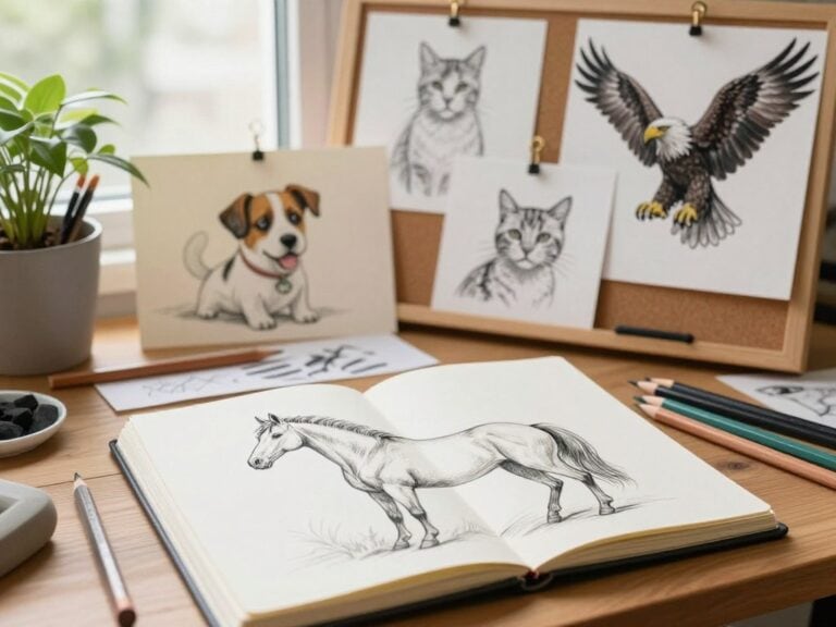 Mehr über den Artikel erfahren Tiere skizzieren