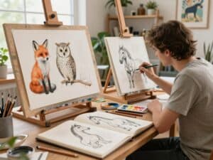 Mehr über den Artikel erfahren Tiermotive zeichnen