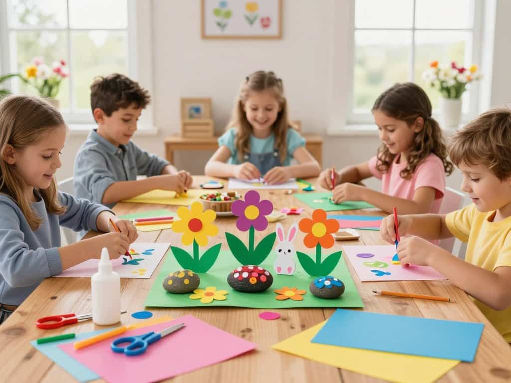 Du betrachtest gerade Tischdeko für den Frühling basteln mit Kindern