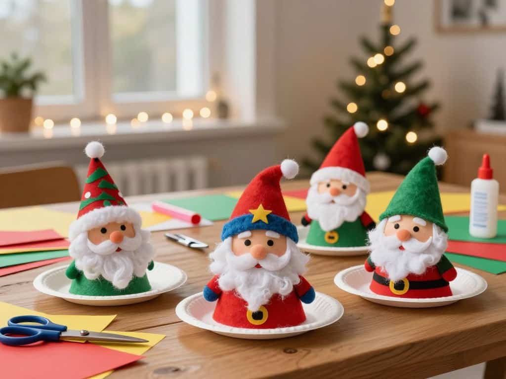 Weihnachtliche Bastelideen mit verschiedenen Nikolaus-Variationen