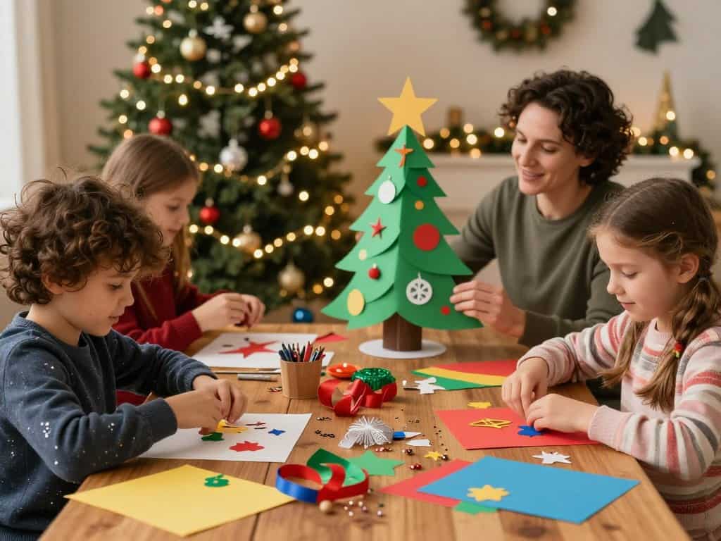 Weihnachtsbasteln mit Kindern für die ganze Familie