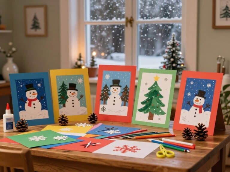 Mehr über den Artikel erfahren Winterbilder basteln