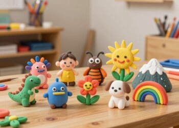 10 coole Knetfiguren