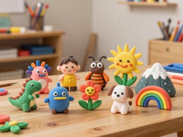 Mehr über den Artikel erfahren 10 coole Knetfiguren – Bastelideen mit Knete