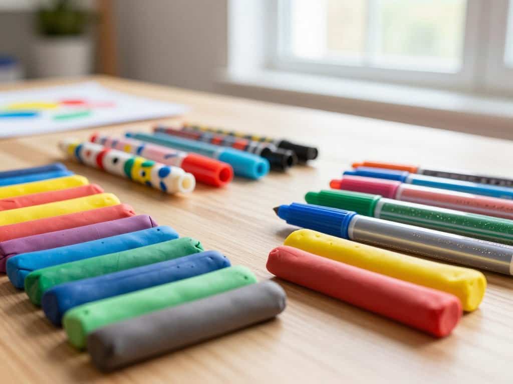 Bastelknete und Modelliermasse Stifte für Dekoration
