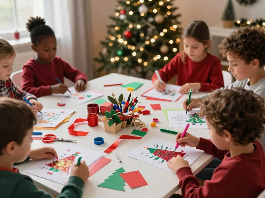 Basteln mit Kindern Weihnachten verschiedene Altersgruppen