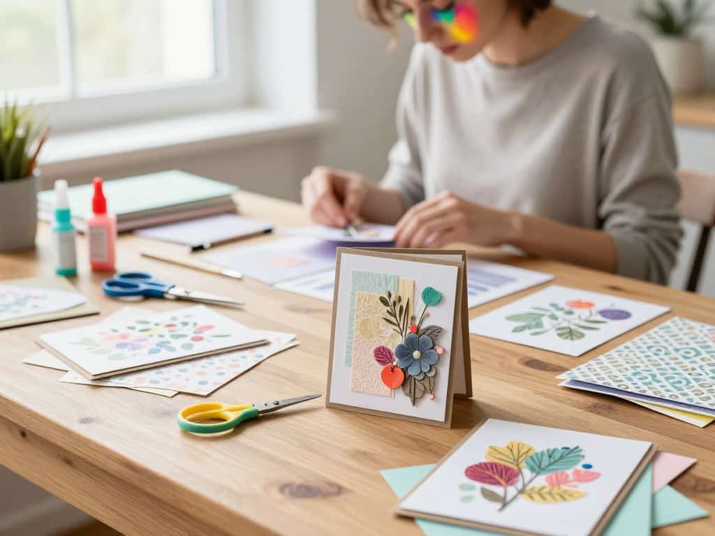 Basteltechniken Karten und kreative Kartendesign Ideen