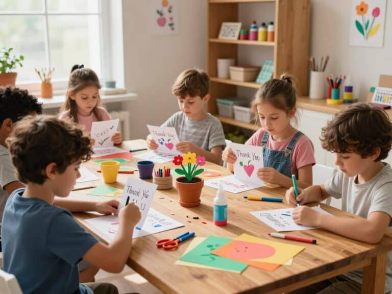 Mehr über den Artikel erfahren Dankeschön Basteln mit Kindern