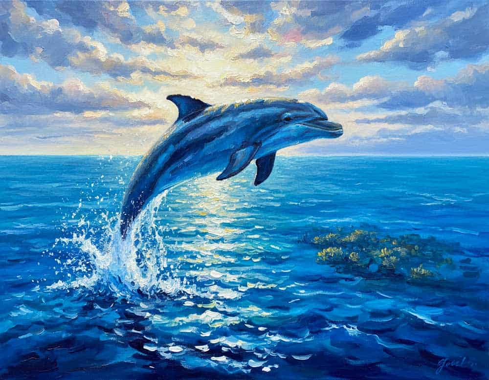 Delphin realistisch malen Delphin realistisch malen
