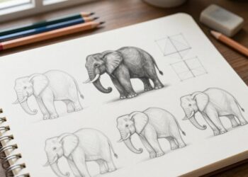 Elefant malen