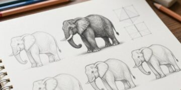 Elefant malen