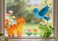 Fnsterbild Tiere basteln