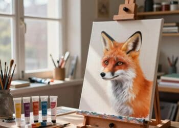 Fuchs malen