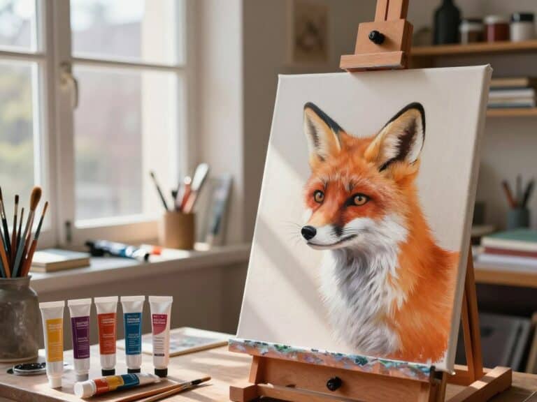 Mehr über den Artikel erfahren Fuchs malen