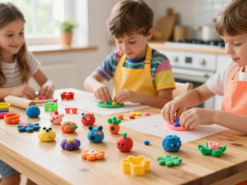Knete Spielideen für Kinder zum kreativen Spielen