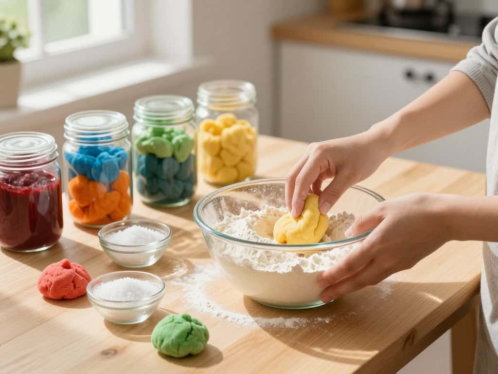 Knete selber machen Fehler vermeiden