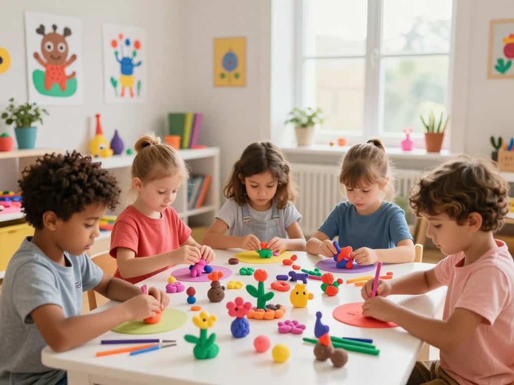 Kreative Knetideen für Kinder verschiedener Altersstufen