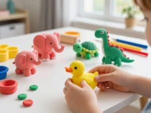 Mehr über den Artikel erfahren Mit Knete basteln – Tiere und Figuren formen
