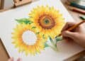 Sonnenblume malen