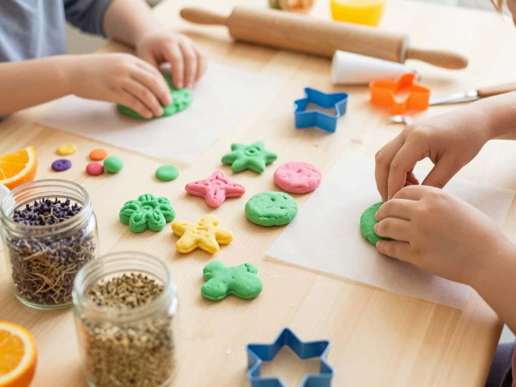 sensorische Knete mit verschiedenen Duftideen