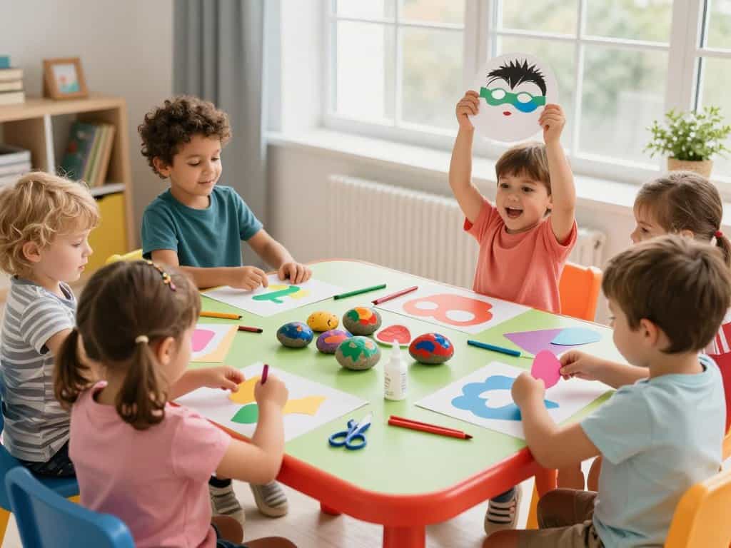 Basteln mit Kleinkindern - Altersgerechte Bastelideen