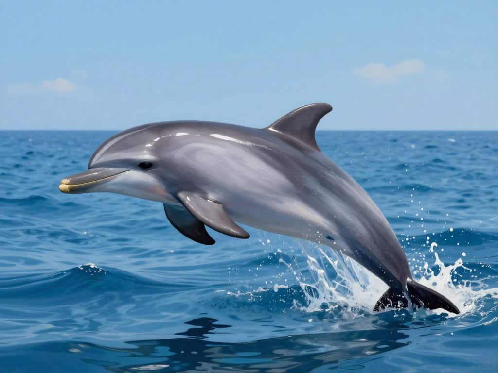 Delfin realistisch malen mit verschiedenen Techniken