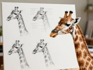 Mehr über den Artikel erfahren Giraffe malen