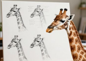 Giraffe malen
